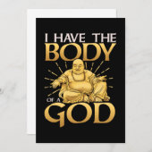 面白いことに私は神の体を仏陀として持っている 招待状 (正面/裏面)