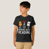 面白いじゃんけんの本を読むのに勝るものはない Tシャツ (正面フル)