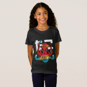 面白いたこ寿司シェフデザイン Tシャツ (正面フル)