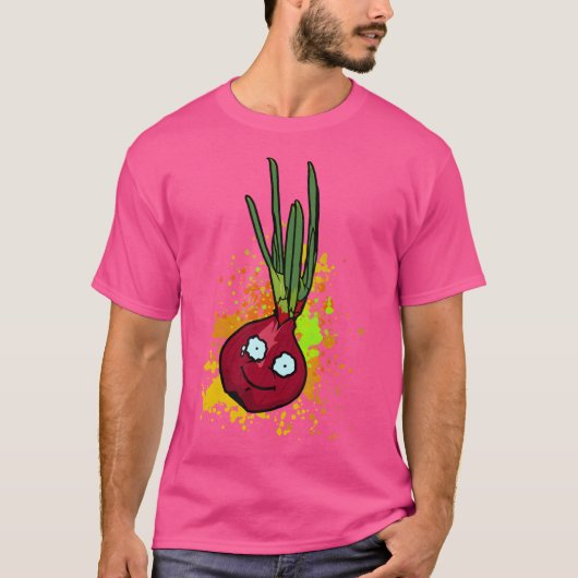 面白いたまねぎの涙 Tシャツ (正面)