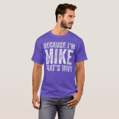 面白いのはマイクハットだから少年 Tシャツ (正面フル)