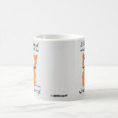 面白いひげ猫 コーヒーマグカップ (中央)
