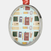 面白いものの作家 メタルオーナメント (左)