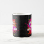 面白いものは醜くてもいい コーヒーマグカップ (中央)
