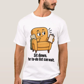 面白いやることリストTシャツ Tシャツ