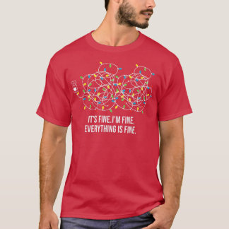 面白いよ、問題ない、僕は大丈夫、すべては問題ない、クリスマス Tシャツ