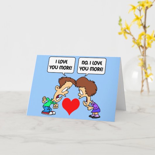 面白いよ、愛してる カード (黄色い花)