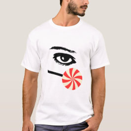 面白いアイキャンディTシャツ メンズ – 太字グラフィックTシャツ Tシャツ