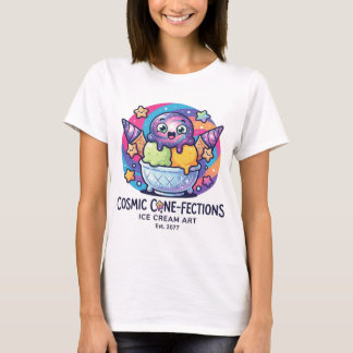 面白いアイスクリーム Tシャツ