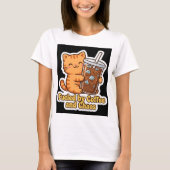 面白いアイスコーヒー愛飲者ギフト Tシャツ (正面)