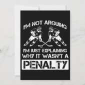 面白いアイスホッケー選手がバリーペナルティについて語る シーズンカード (正面)