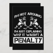 面白いアイスホッケー選手がバリーペナルティについて語る シーズンカード (正面/裏面)