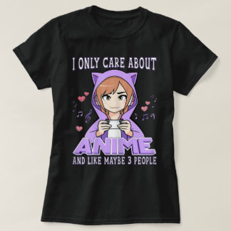 面白いアニメゲーマーガールデザイン Tシャツ