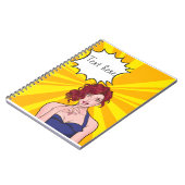 面白いアニメ漫画ノート ノートブック (左側)