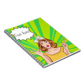 面白いアニメ漫画ノート ノートブック (右側)