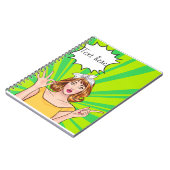 面白いアニメ漫画ノート ノートブック (左側)