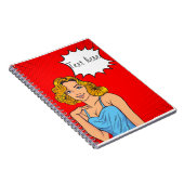 面白いアニメ漫画ノート ノートブック (右側)