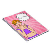 面白いアニメ漫画ノート ノートブック (右側)