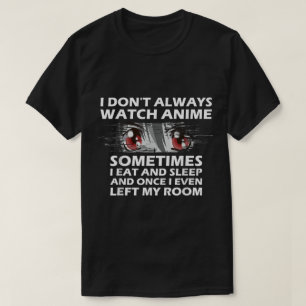 面白いアニメ鑑賞者オタクジョークアート Tシャツ