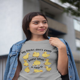面白いアヒルのサルカスティック トライブレンドTシャツ