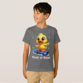 面白いアヒル Tシャツ (正面フル)