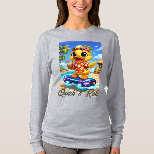 面白いアヒル Tシャツ (正面)