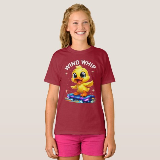 面白いアヒル Tシャツ (正面フル)