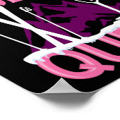 面白いアフタースキー・クイーン・スキー・ウィンタースポーツ・パーティーF ポスター (角)