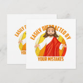 面白いイエス サンキューカード (正面/裏面)