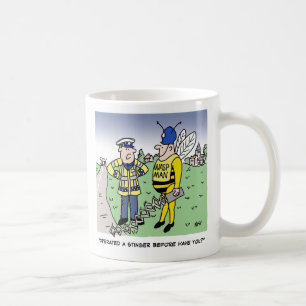 面白いイギリス交通警察のキャラクター コーヒーマグカップ