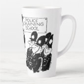 面白いイギリス警察学校 カフェラテマグ (右)