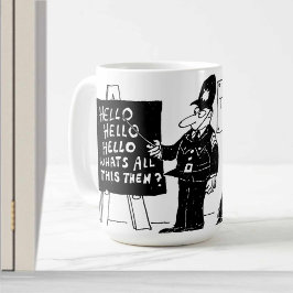 面白いイギリス警察学校 コーヒーマグカップ