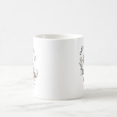 面白いイングリッシュスプリンガー ドッグ ビジネススーツ コーヒー コーヒーマグカップ (中央)