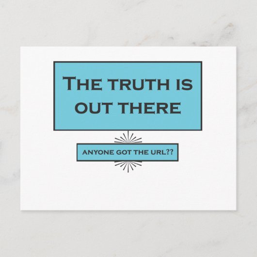 面白いインターネットの引用 ポストカード (正面)