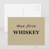 面白いウィスキーの名言 ポストカード (正面/裏面)