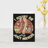 面白いウィナーズにおしっこかけるミーム ユーモア 皮肉 楽しい カード (黄色い花)