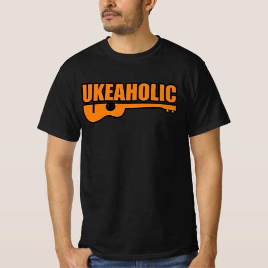 面白いウクレレ Tシャツ (正面)