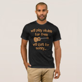 面白いウクレレ Tシャツ (正面フル)