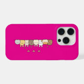 面白いウサギ iPhoneケース (裏面横)