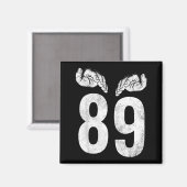 面白いエイトナイン 8 9 ミーム Gen Alpha スラング 8 9 手 マグネット (正面/裏面)