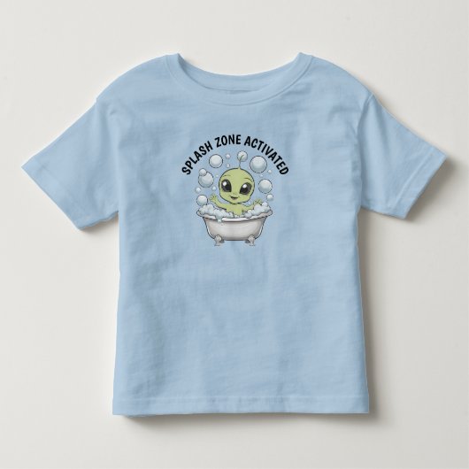 面白いエイリアンのトドラーTシャツ トドラーTシャツ (正面)