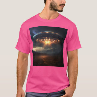 面白いエイリアンキャットブレインロット・ミームギフト Tシャツ