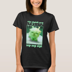 面白いエイリアン 猫 ダンク ミーム クリング猫 女性 男性 子供 Tシャツ