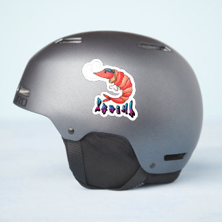 面白いエビステッカー シール