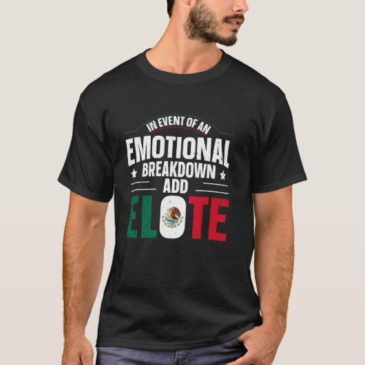 面白いエロテ メキシコ料理好きの引用 Tシャツ (正面)