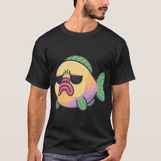 面白いオウムガイのミーム Tシャツ (正面)