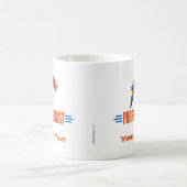 面白いオウム愛好家 コーヒーマグカップ (中央)