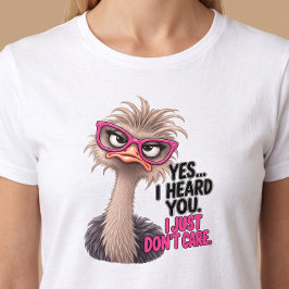 面白いオオトミ鳥Tシャツ Tシャツ