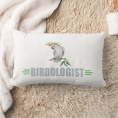 面白いオカメインコ ランバークッション (ブランケット)