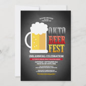 面白いオクトーバーフェストパーティー 招待状 (正面)